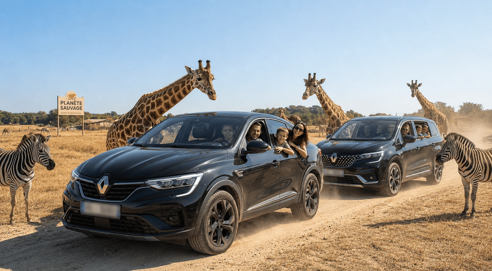 Excursion avec chauffeur vers Planète Sauvage